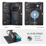 CaseMe Kunstlederen 2-in-1 Portemonnee Bookcase iPhone Air Zwart - 4