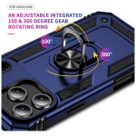 Guardify Armor Ring Hardcase Shockproof met Ringhouder iPhone 17 Pro Blauw - 1