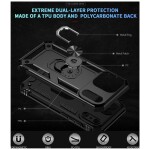 Guardify Armor Ring Hardcase Shockproof met Ringhouder iPhone 17 Pro Zwart - 4