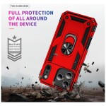 Guardify Armor Ring Hardcase Shockproof met Ringhouder iPhone Air Rood - 2
