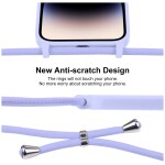 Guardify Color Backcover Hoesje met Koord iPhone 17 Pro Max Paars - 2