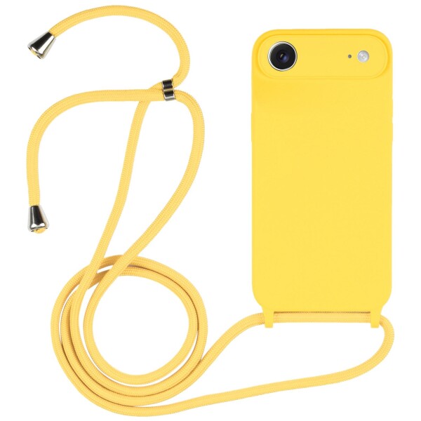 Guardify Color Backcover Hoesje met Koord iPhone Air Geel