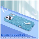 Guardify Glitter Hardcase iPhone 17 Pro Max Blauw - 1