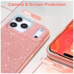 Guardify Glitter Hardcase iPhone 17 Pro Max Roze - 2