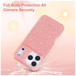 Guardify Glitter Hardcase iPhone 17 Pro Max Roze - 3