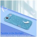 Guardify Glitter Hardcase iPhone Air Blauw - 3