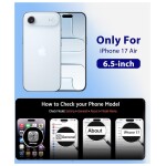 Guardify Hoesje Schokbestendig Hardcase iPhone 17 Transparant - 5