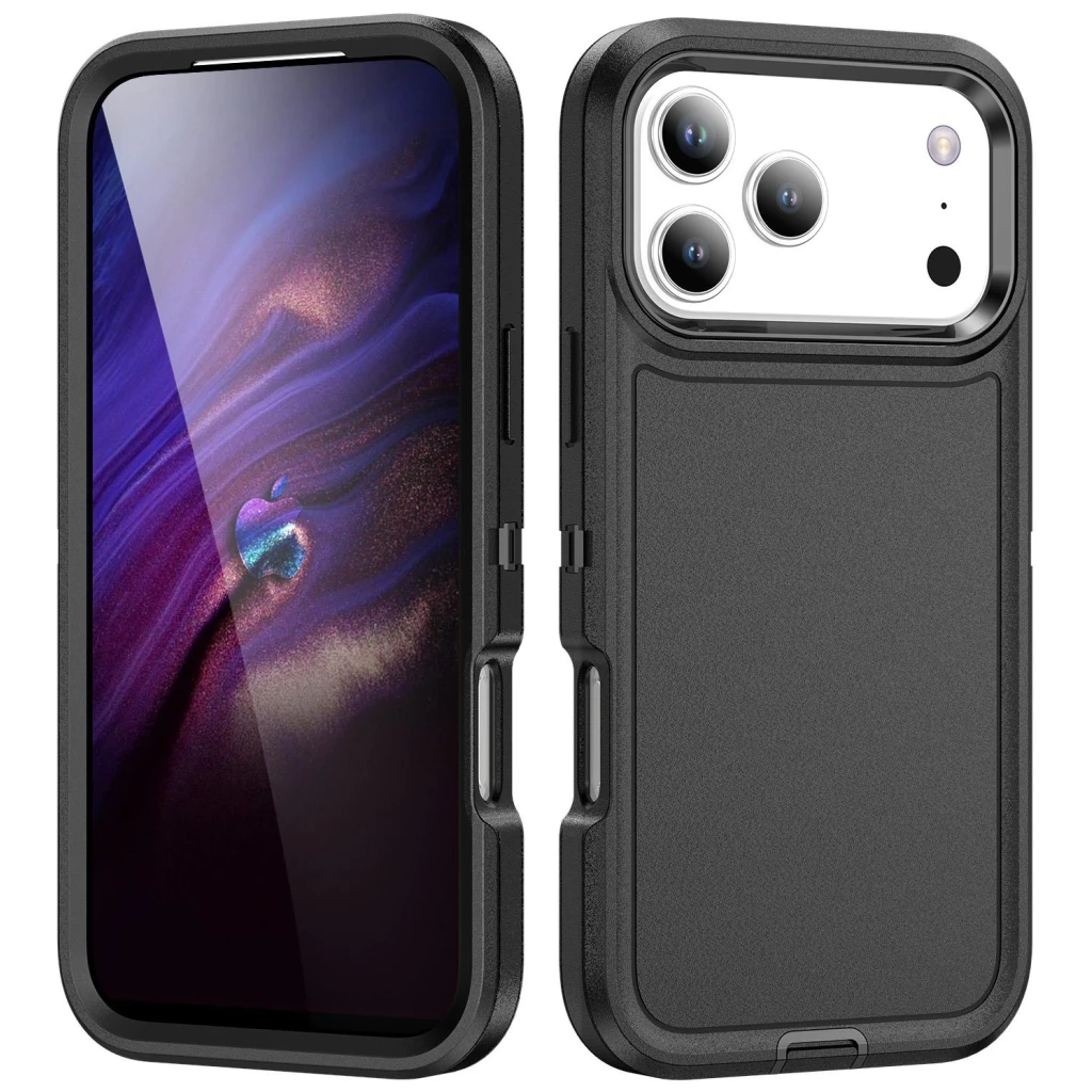 Guardify Rugged Armor Backcover iPhone 17 Pro Max Zwart