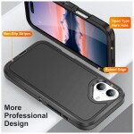 Guardify Rugged Armor Backcover iPhone 17 Zwart - 5