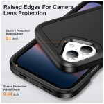 Guardify Rugged Armor Backcover iPhone 17 Zwart - 2