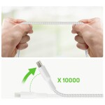 Belkin Gevlochten USB-C naar USB-C kabel 1M Wit - 4