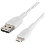 Belkin Gevlochten iPhone Lightning naar USB-A kabel 2M Wit - 4