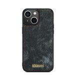 CaseMe Kunstlederen 2-in-1 Portemonnee Bookcase iPhone 15 Plus Zwart - 1