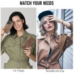 CaseMe Kunstlederen 2-in-1 Portemonnee Bookcase iPhone 16 Pro Max Bruin - 5