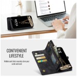 CaseMe Kunstlederen 2-in-1 Portemonnee Bookcase iPhone 16 Pro Max Zwart - 3