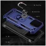 Guardify Armor Ring Hardcase Shockproof met Ringhouder iPhone 15 Pro Blauw - 2