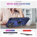 Guardify Armor Ring Hardcase Shockproof met Ringhouder iPhone 16 Pro Max Blauw - 3