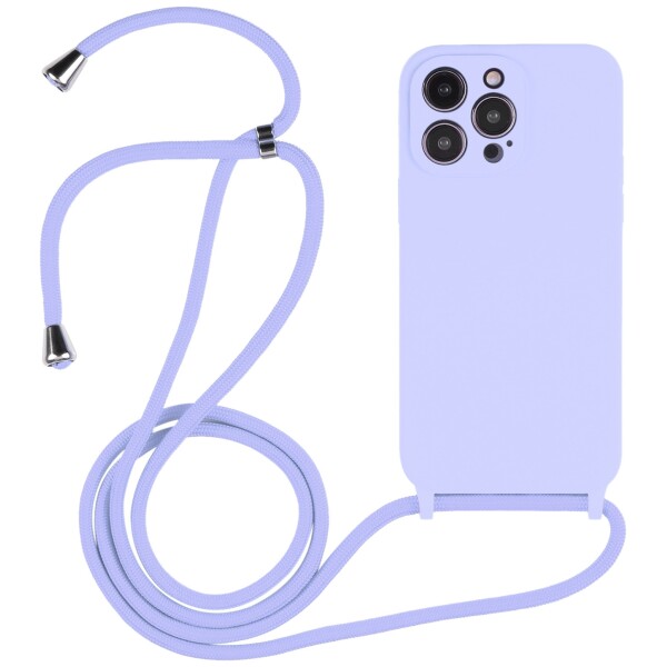 Guardify Color Backcover Hoesje met Koord iPhone 16 Pro Max Paars