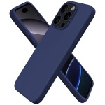 Guardify Color Siliconen Softcase Backcover iPhone 16 Pro Donkerblauw