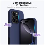 Guardify Color Siliconen Softcase Backcover iPhone 16 Pro Donkerblauw - 1