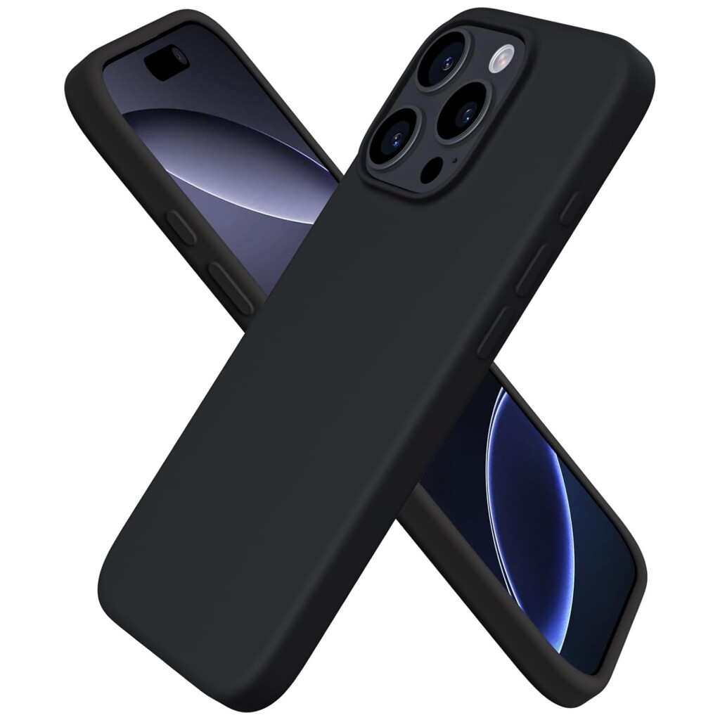 Guardify Color Siliconen Softcase Backcover iPhone 16 Pro Zwart