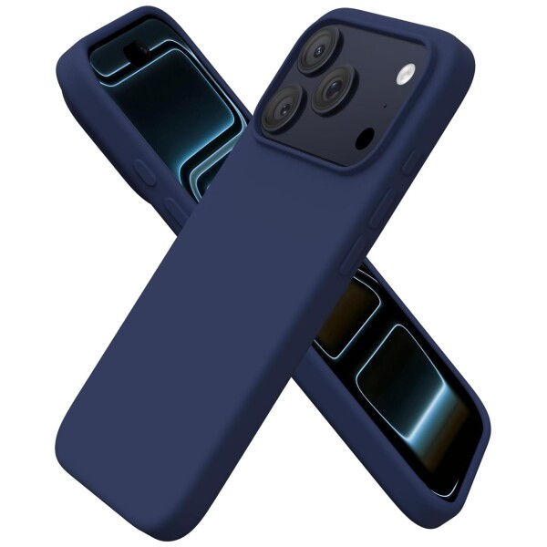 Guardify Color Siliconen Softcase Backcover iPhone 17 Pro Donkerblauw