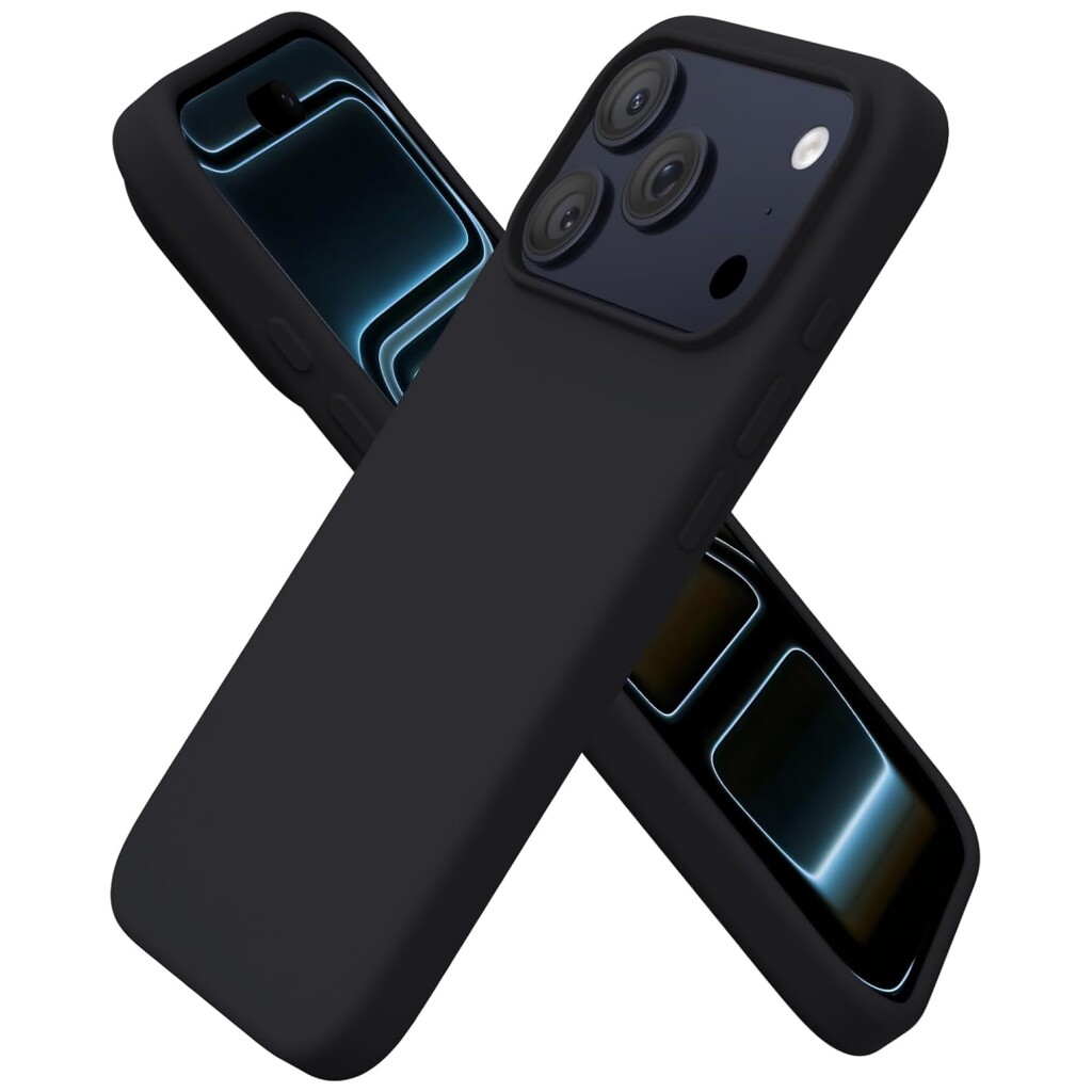 Guardify Color Siliconen Softcase Backcover iPhone 17 Pro Zwart