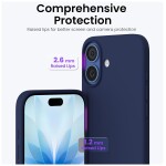 Guardify Color Siliconen Softcase Backcover iPhone 17 Donkerblauw - 1