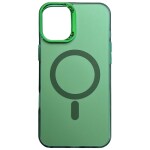 Guardify Frosted Magsafe Backcover Case iPhone 15 Plus Groen - 2