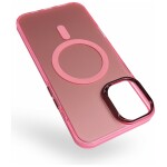 Guardify Frosted Magsafe Backcover Case iPhone 15 Plus Roze - 1
