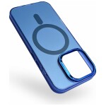 Guardify Frosted Magsafe Backcover Case iPhone 15 Pro Donkerblauw - 1