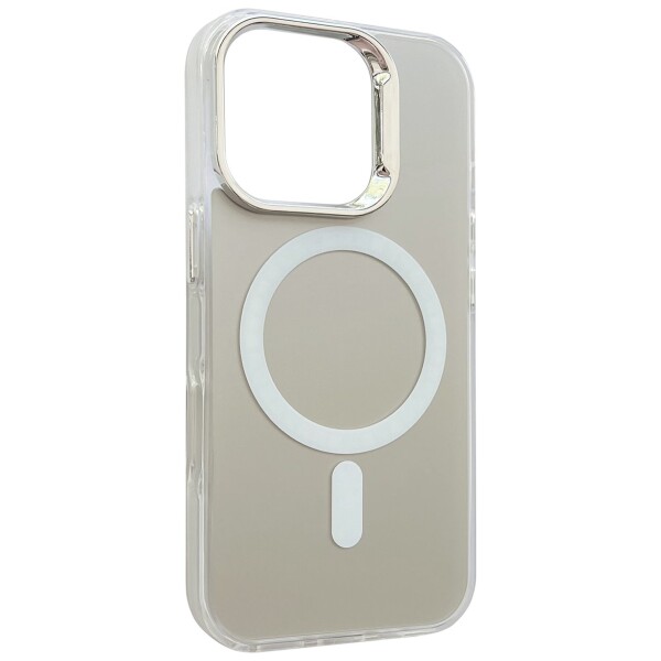 Guardify Frosted Magsafe Backcover Case iPhone 15 Pro Grijs
