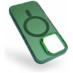 Guardify Frosted Magsafe Backcover Case iPhone 15 Pro Groen - 1