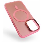 Guardify Frosted Magsafe Backcover Case iPhone 15 Roze - 1