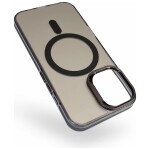 Guardify Frosted Magsafe Backcover Case iPhone 15 Zwart - 1