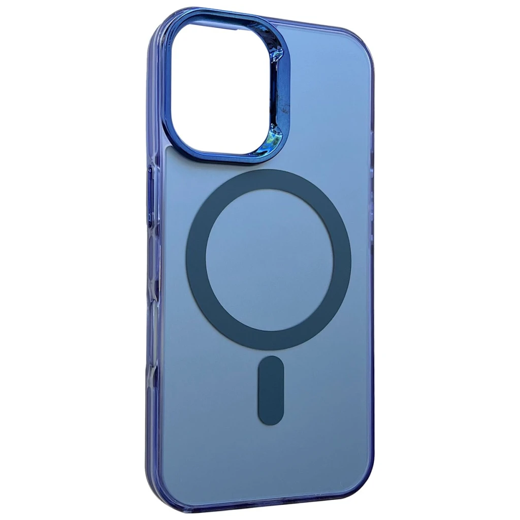 Guardify Frosted Magsafe Backcover Case iPhone 16 Blauw