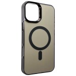 Guardify Frosted Magsafe Backcover Case iPhone 16 Plus Zwart