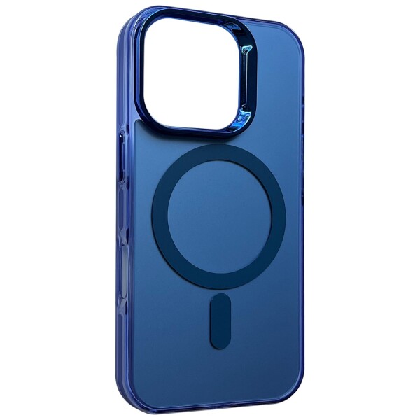Guardify Frosted Magsafe Backcover Case iPhone 16 Pro Blauw