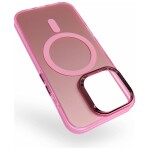 Guardify Frosted Magsafe Backcover Case iPhone 16 Pro Roze - 1