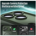 Guardify Frosted Magsafe Backcover Case met Camera Bescherming iPhone 17 Pro Groen - 1