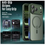 Guardify Frosted Magsafe Backcover Case met Camera Bescherming iPhone 17 Pro Groen - 5