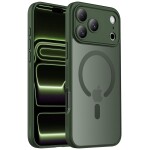 Guardify Frosted Magsafe Backcover Case met Camera Bescherming iPhone 17 Pro Max Groen