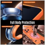 Guardify Frosted Magsafe Backcover Case met Camera Bescherming iPhone 17 Pro Max Oranje - 4