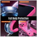 Guardify Frosted Magsafe Backcover Case met Camera Bescherming iPhone 17 Pro Max Roze - 4