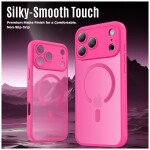 Guardify Frosted Magsafe Backcover Case met Camera Bescherming iPhone 17 Pro Max Roze - 7