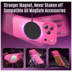 Guardify Frosted Magsafe Backcover Case met Camera Bescherming iPhone 17 Pro Roze - 2