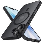 Guardify Frosted Magsafe Backcover Case met Camera Bescherming iPhone 17 Zwart