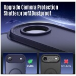 Guardify Frosted Magsafe Backcover Case met Camera Bescherming iPhone Air Donkerblauw - 1