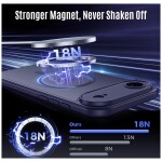 Guardify Frosted Magsafe Backcover Case met Camera Bescherming iPhone Air Donkerblauw - 6