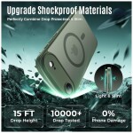 Guardify Frosted Magsafe Backcover Case met Camera Bescherming iPhone Air Groen - 3